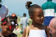Child in Bassan, Haiti