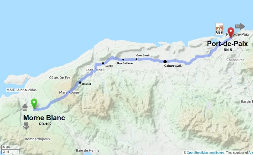 Map of the RD-52