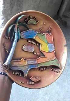 Local arts and crafts found at the Royal Store on Rue N