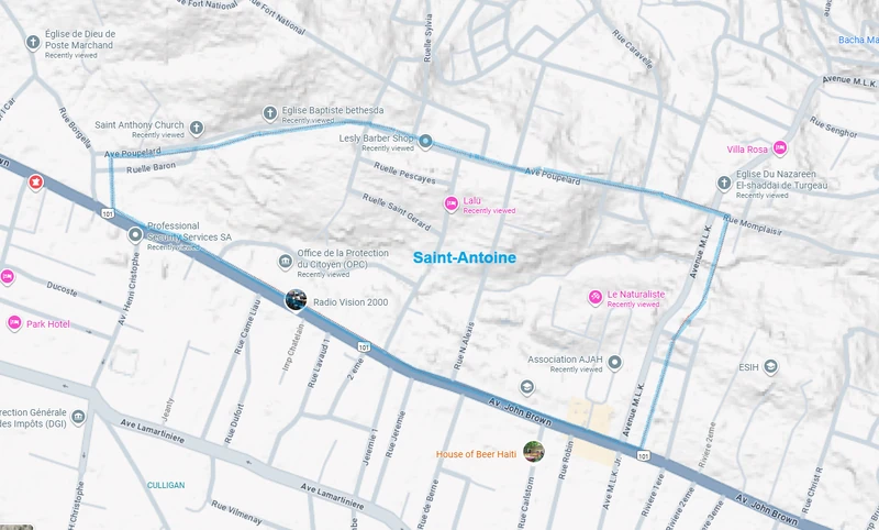 Saint-Antoine Map 111025e