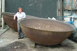 An Enormous sugar boiler