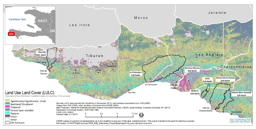 Land use cover map