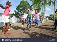 PG23.jpg (325 KB) Haitian girls skipping rope in an education camp, Petit Goave, Haiti