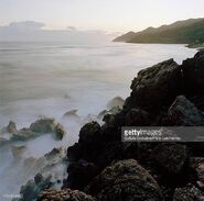 Rocks on the coastline of Petit-Goave, Haiti