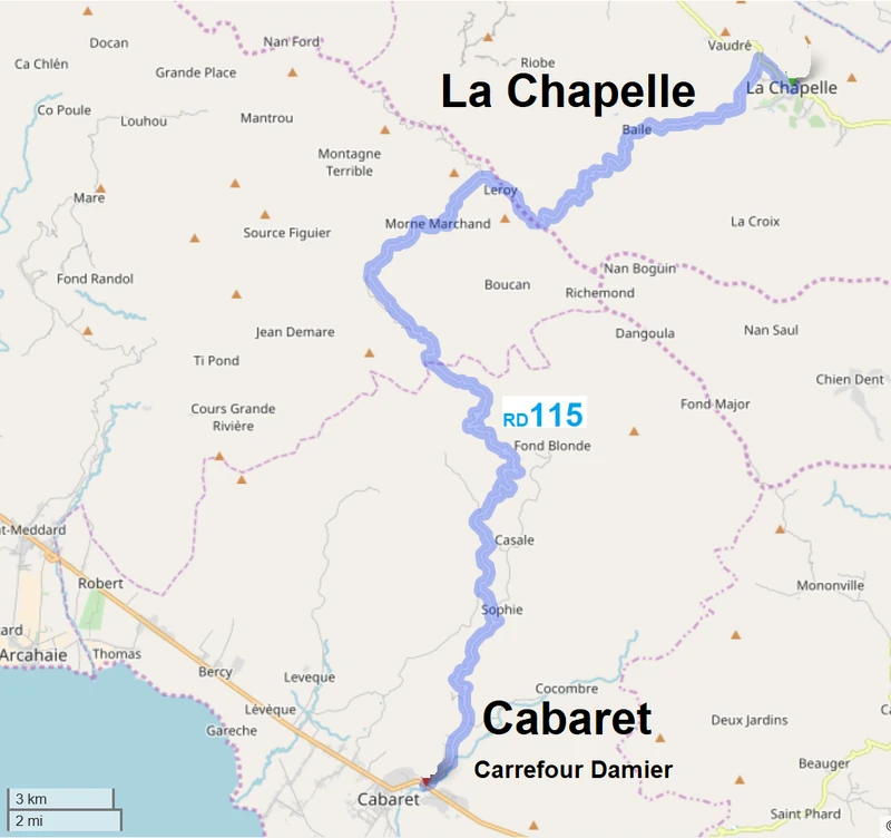 Map of the RD-115
