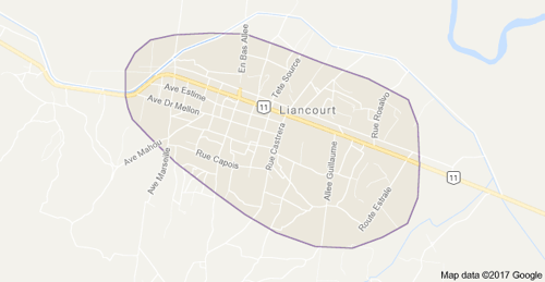 Map of Liancourt Center