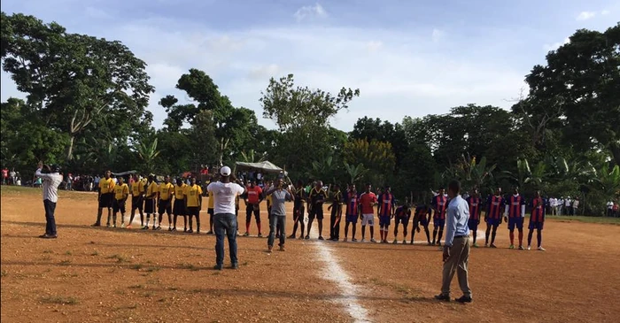 Soccer pitch in Anse-à-Pitres