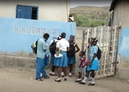 Schoolyard in Baie-de-Henne, Haiti