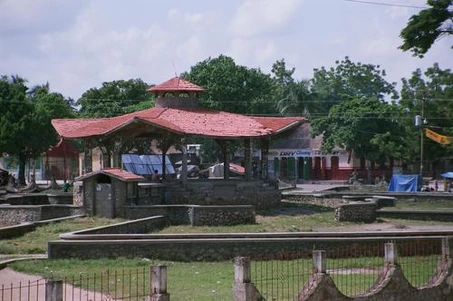 Pagoda in Ouanaminthe, serving the area's Japanese community