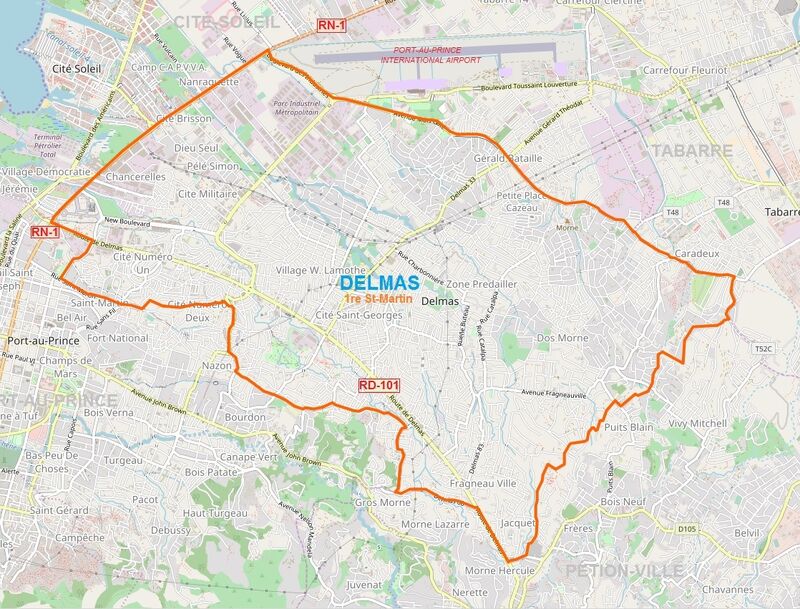 Delmas Map