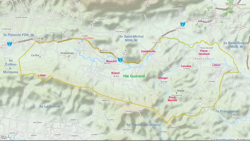 Section map 10e Guirand
