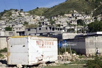Residential neighborhood of Saint-Marc, Haiti