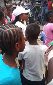 Childrens' festival in Bombardopolis, 