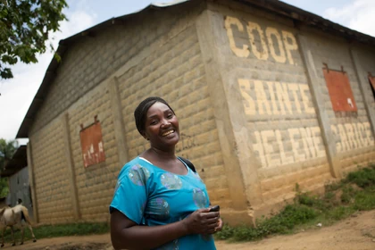 Active coffee industry employee