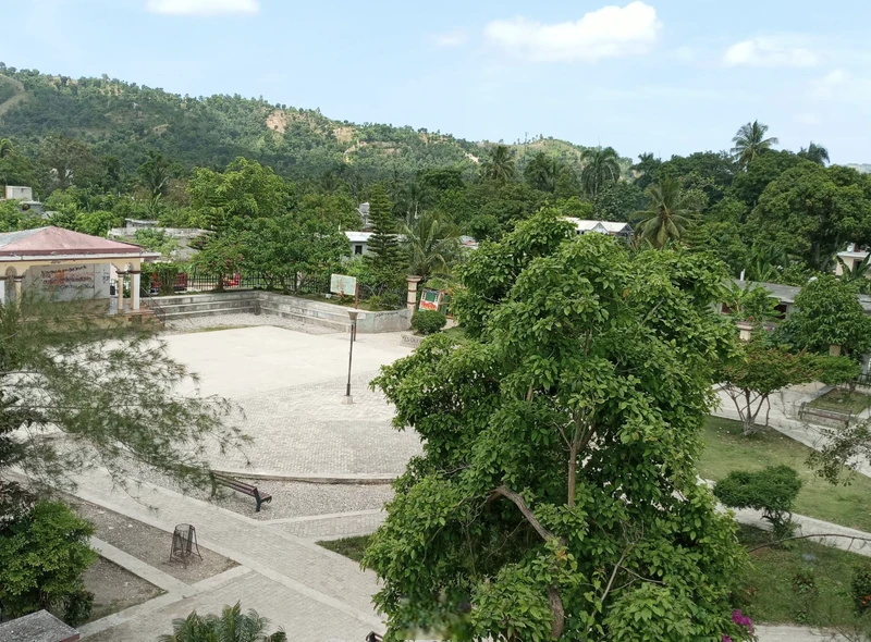 Recreation area in Fonds-des-Nègres, Haiti