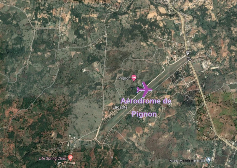 View of the Pignon Airport from above