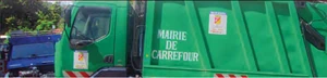 Municipal compression dump truck
