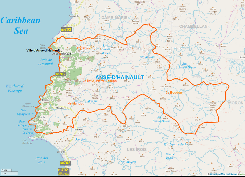 Anse D'Hainault Map 812