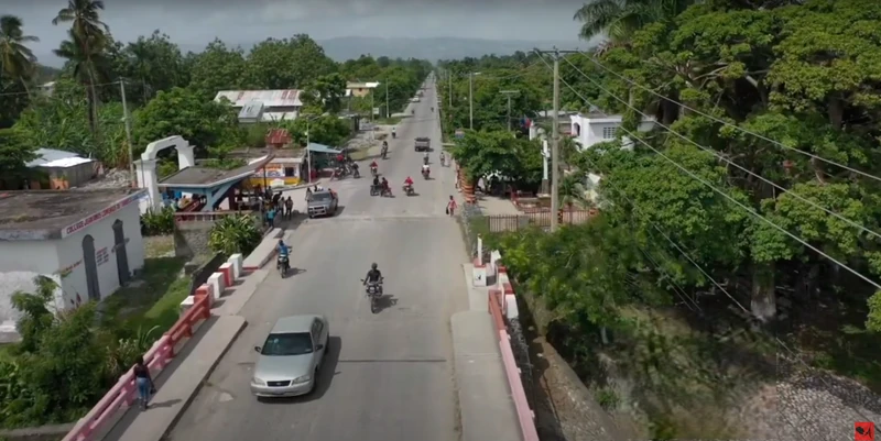 , upon entering Torbeck.