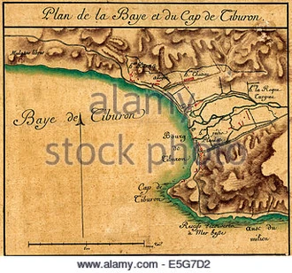 Historical map of the Bay and Cape of Tiburon