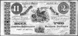 Île-à-Vache's currency during Kock's era