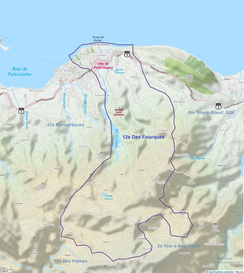 Section map of 12e Des Fourques