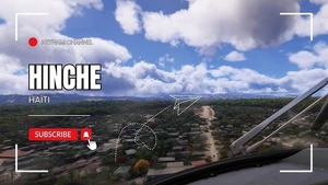 Approaching Hinche: the city rising out of the Plateau