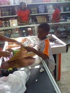 Children shopping in Delmas