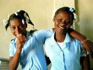 Pupils from Croix-des-Missions