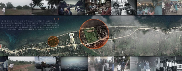 Aerial view; Ville de Petite Rivière de Nippes