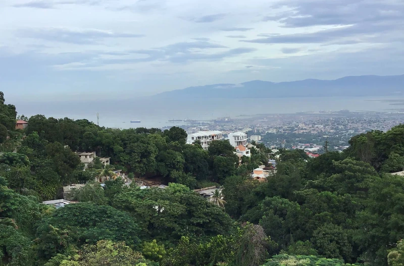 Aerial view of the Pacot area