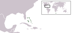 Location of Bahamas