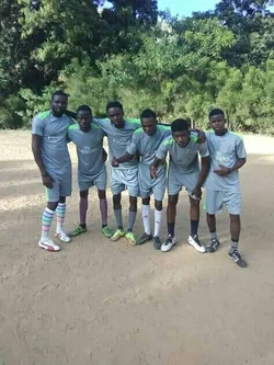 Football team in Ranquitte, 2019