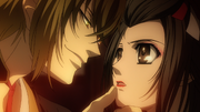 Kazama attempts to harass Chizuru