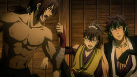 A screenshot from Stairway to the Blue Skies (Hakuouki: Reimeiroku)