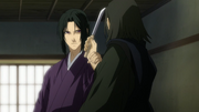 Hijikata stops Sannan from attacking Chizuru