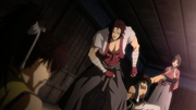 Sano punches Heisuke