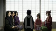 The Shinsengumi discuss what to do with Chizuru