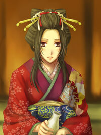 Chizuru as a geisha at Shimabara