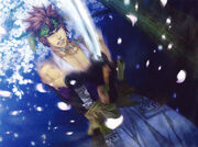 Shinpachi training in the middle of the night