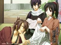 With Hajime Saitou and Chizuru Yukimura