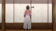Chizuru has to listen to Hijikata suffer behind the closed door