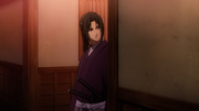 Hijikata watches Harada