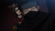Yamazaki protects Chizuru in Shimabara