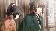 Iba takes Chizuru to try tasting castella