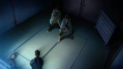 Okita and Heisuke meet Kazama and Amagiri