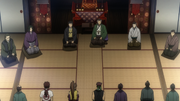 Gathering to announce support from Aizu