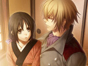 Chizuru argues with Kazama about saké