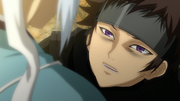 Yamazaki saves Hijikata and scolds him for his recklessness