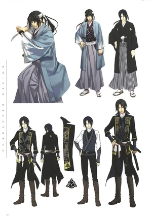 Hijikata's different costumes